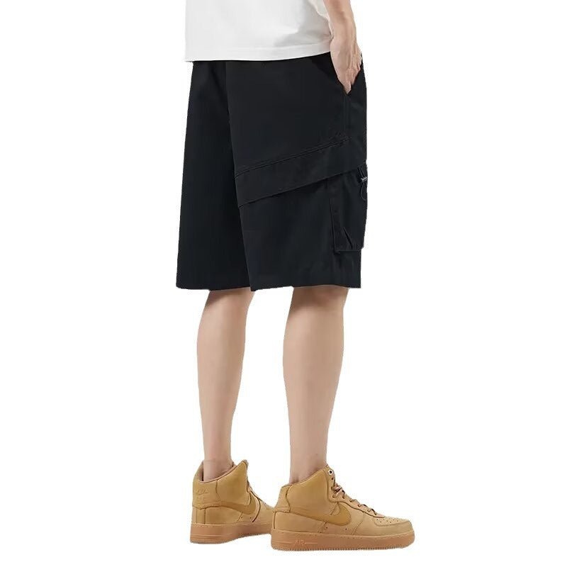 American-Style Zipper Pocket Cargo Shorts New High Street Casual Sports Pants Student Loose Five-Point Shorts Men's Large Size - FATAONAmerican-Style Zipper Pocket Cargo Shorts New High Street Casual Sports Pants Student Loose Five-Point Shorts Men's Large SizeMode HommeFATAON