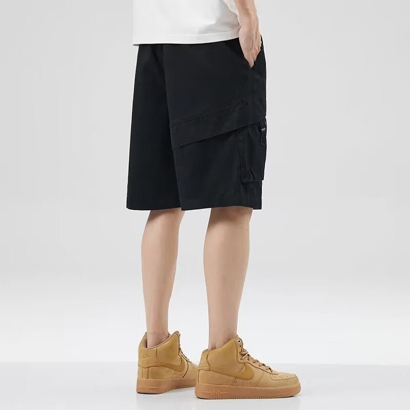 American-Style Zipper Pocket Cargo Shorts New High Street Casual Sports Pants Student Loose Five-Point Shorts Men's Large Size - FATAONAmerican-Style Zipper Pocket Cargo Shorts New High Street Casual Sports Pants Student Loose Five-Point Shorts Men's Large SizeMode HommeFATAON