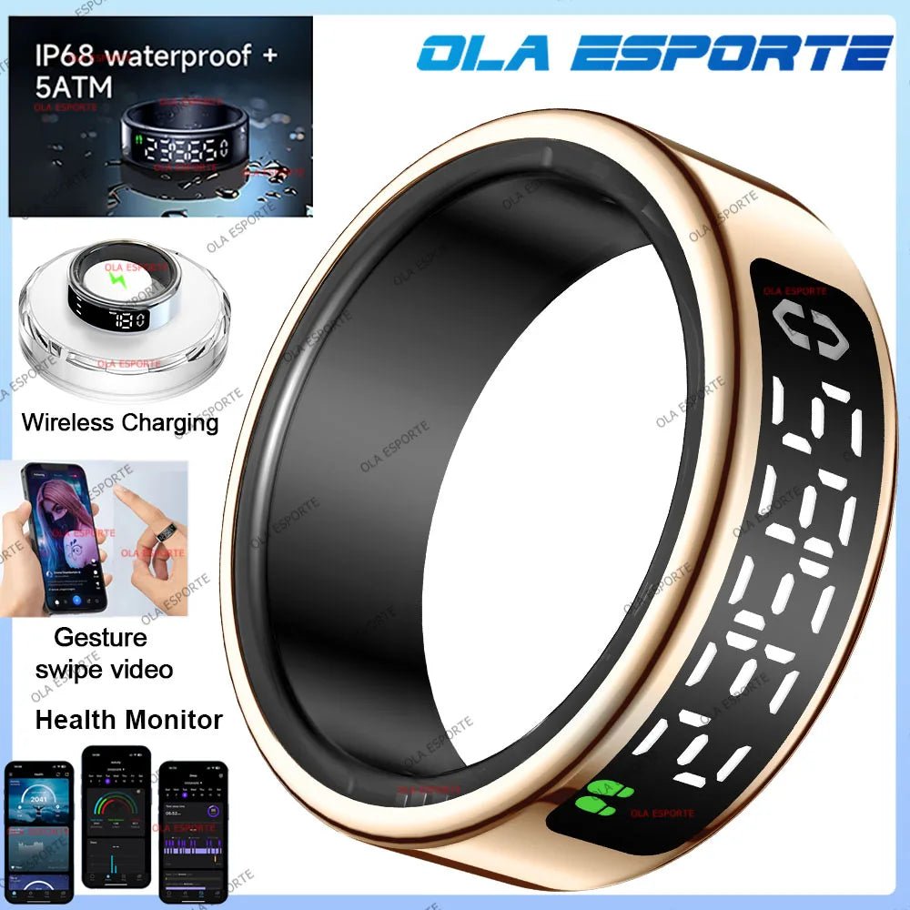 Anneau intelligent avec écran d'affichage et tactile, gestionnaire de santé, vidéo de balayage de gestes, étanche 5 ATM pour hommes et femmes, Smartring 2026, nouveau - FATAONAnneau intelligent avec écran d'affichage et tactile, gestionnaire de santé, vidéo de balayage de gestes, étanche 5 ATM pour hommes et femmes, Smartring 2026, nouveauTechnologie IntelligenteFATAON