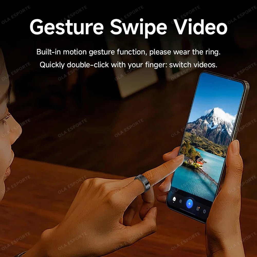 Anneau intelligent avec écran d'affichage et tactile, gestionnaire de santé, vidéo de balayage de gestes, étanche 5 ATM pour hommes et femmes, Smartring 2026, nouveau - FATAONAnneau intelligent avec écran d'affichage et tactile, gestionnaire de santé, vidéo de balayage de gestes, étanche 5 ATM pour hommes et femmes, Smartring 2026, nouveauTechnologie IntelligenteFATAON