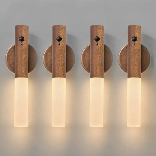 Applique murale magnétique LED Rechargeable avec capteur de mouvement intelligent, veilleuse Portable pour couloir, chambre à coucher, escaliers, armoires de salle de bains, décoration - FATAONApplique murale magnétique LED Rechargeable avec capteur de mouvement intelligent, veilleuse Portable pour couloir, chambre à coucher, escaliers, armoires de salle de bains, décorationSolutions MaisonFATAON