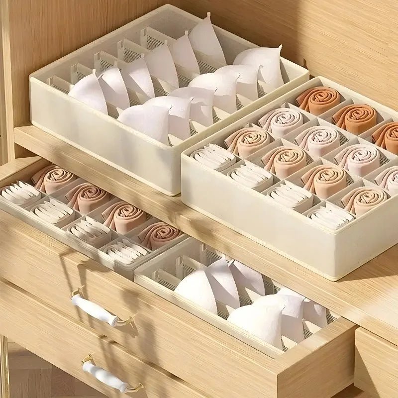 Armoire sous-vêtements organisateur tiroir vêtements organisateur boîtes placard organisateur pour sous-vêtements soutien-gorge chaussette caleçon organisateurs de rangement - FATAONArmoire sous-vêtements organisateur tiroir vêtements organisateur boîtes placard organisateur pour sous-vêtements soutien-gorge chaussette caleçon organisateurs de rangementSolutions MaisonFATAON