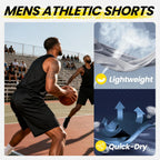 Athletic Shorts for Men with Pockets and Elastic Waistband Quick Dry Activewear - Fix & GoAthletic Shorts for Men with Pockets and Elastic Waistband Quick Dry ActivewearFix & Go