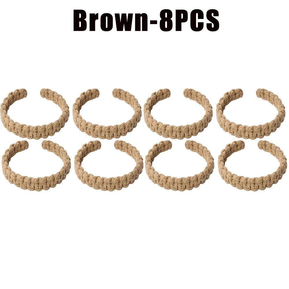 Attaches de rideaux bohèmes faits à la main en jute avec design en fibres naturelles – Supports élégants pour draperies, parfaits pour les accents de chambre - FATAONAttaches de rideaux bohèmes faits à la main en jute avec design en fibres naturelles – Supports élégants pour draperies, parfaits pour les accents de chambreSolutions MaisonFATAON