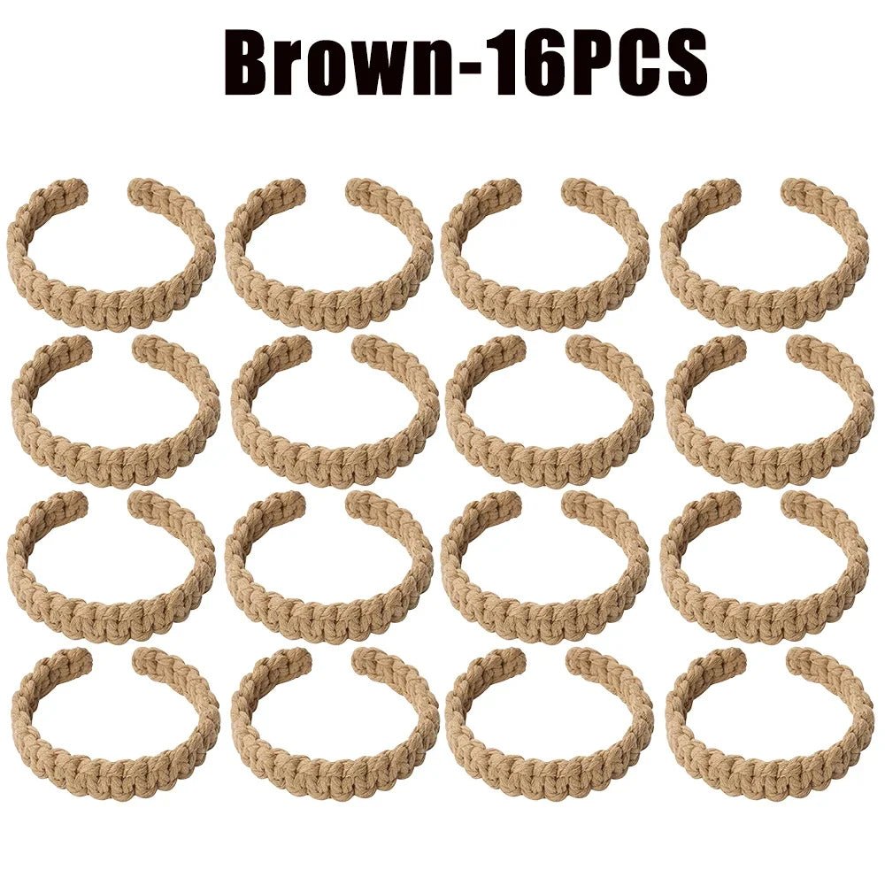 Attaches de rideaux bohèmes faits à la main en jute avec design en fibres naturelles – Supports élégants pour draperies, parfaits pour les accents de chambre - FATAONAttaches de rideaux bohèmes faits à la main en jute avec design en fibres naturelles – Supports élégants pour draperies, parfaits pour les accents de chambreSolutions MaisonFATAON