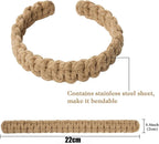 Attaches de rideaux bohèmes faits à la main en jute avec design en fibres naturelles – Supports élégants pour draperies, parfaits pour les accents de chambre - FATAONAttaches de rideaux bohèmes faits à la main en jute avec design en fibres naturelles – Supports élégants pour draperies, parfaits pour les accents de chambreSolutions MaisonFATAON