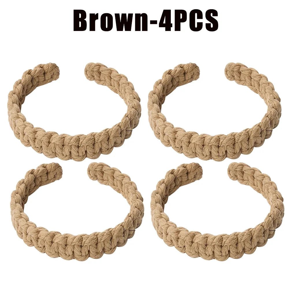 Attaches de rideaux bohèmes faits à la main en jute avec design en fibres naturelles – Supports élégants pour draperies, parfaits pour les accents de chambre - FATAONAttaches de rideaux bohèmes faits à la main en jute avec design en fibres naturelles – Supports élégants pour draperies, parfaits pour les accents de chambreSolutions MaisonFATAON