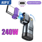 AUFU 240W Magnetic Type C to Lightning Adapter 16Pin USB - C to Type - C Fast Charge USB C Female Converter for iPhon Xiaomi Macbook - FATAONAUFU 240W Magnetic Type C to Lightning Adapter 16Pin USB - C to Type - C Fast Charge USB C Female Converter for iPhon Xiaomi MacbookFATAON