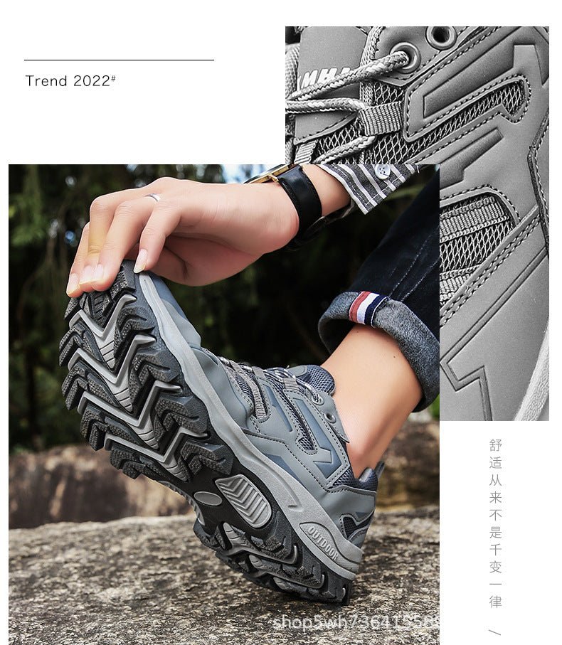 Autumn and Winter Waterproof Hiking Shoes. Non-Slip Hiking Shoes, Travel Shoes, Wear-Resistant Cross-Country Outdoor Shoes, Ice and Snow Sports Shoes - FATAONAutumn and Winter Waterproof Hiking Shoes. Non-Slip Hiking Shoes, Travel Shoes, Wear-Resistant Cross-Country Outdoor Shoes, Ice and Snow Sports ShoesMode HommeFATAON