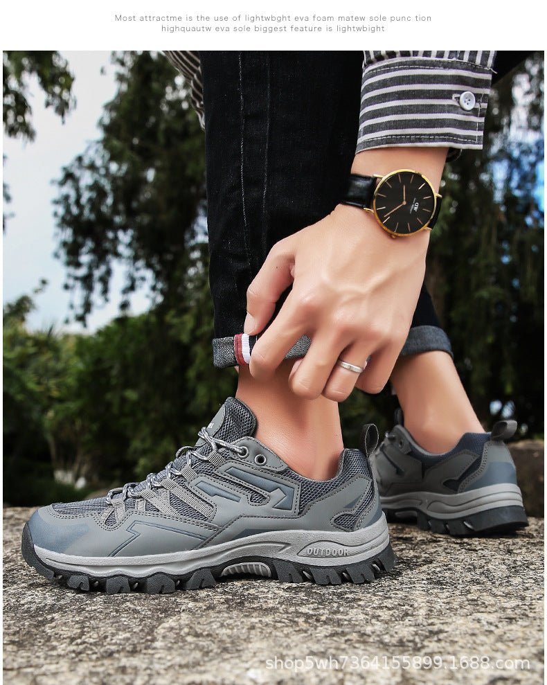 Autumn and Winter Waterproof Hiking Shoes. Non-Slip Hiking Shoes, Travel Shoes, Wear-Resistant Cross-Country Outdoor Shoes, Ice and Snow Sports Shoes - FATAONAutumn and Winter Waterproof Hiking Shoes. Non-Slip Hiking Shoes, Travel Shoes, Wear-Resistant Cross-Country Outdoor Shoes, Ice and Snow Sports ShoesMode HommeFATAON