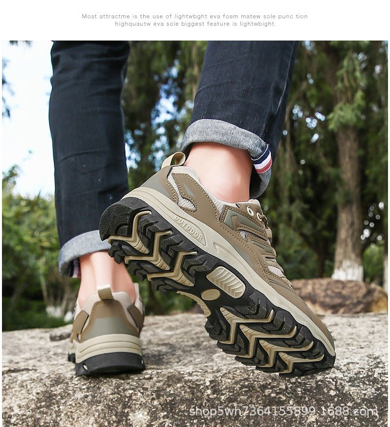 Autumn and Winter Waterproof Hiking Shoes. Non-Slip Hiking Shoes, Travel Shoes, Wear-Resistant Cross-Country Outdoor Shoes, Ice and Snow Sports Shoes - FATAONAutumn and Winter Waterproof Hiking Shoes. Non-Slip Hiking Shoes, Travel Shoes, Wear-Resistant Cross-Country Outdoor Shoes, Ice and Snow Sports ShoesMode HommeFATAON