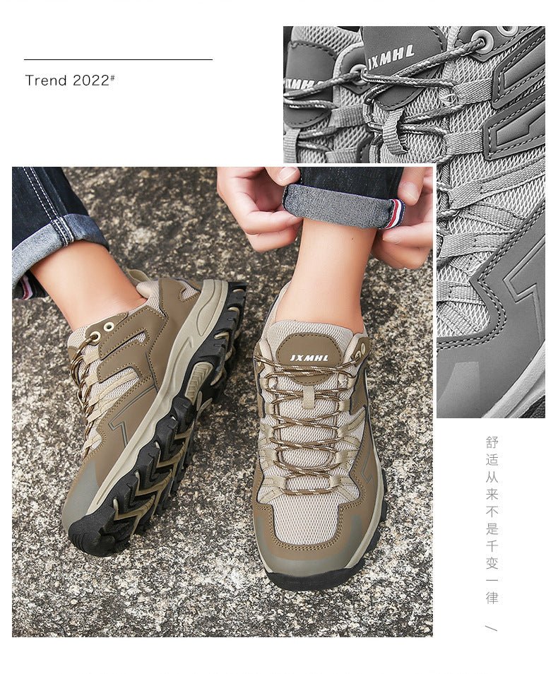 Autumn and Winter Waterproof Hiking Shoes. Non-Slip Hiking Shoes, Travel Shoes, Wear-Resistant Cross-Country Outdoor Shoes, Ice and Snow Sports Shoes - FATAONAutumn and Winter Waterproof Hiking Shoes. Non-Slip Hiking Shoes, Travel Shoes, Wear-Resistant Cross-Country Outdoor Shoes, Ice and Snow Sports ShoesMode HommeFATAON