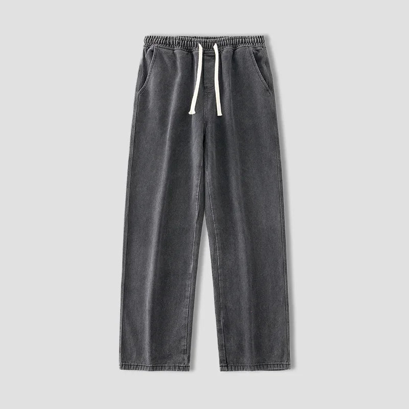 Autumn Korean Fashion Drawstring Y2K Jeans Homme Classic Baggy Straight Wide Leg Pants 2026 New Hip Hop Streetwear Casual Jean - Fix & GoAutumn Korean Fashion Drawstring Y2K Jeans Homme Classic Baggy Straight Wide Leg Pants 2026 New Hip Hop Streetwear Casual JeanFix & Go