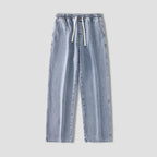 Autumn Korean Fashion Drawstring Y2K Jeans Homme Classic Baggy Straight Wide Leg Pants 2026 New Hip Hop Streetwear Casual Jean - Fix & GoAutumn Korean Fashion Drawstring Y2K Jeans Homme Classic Baggy Straight Wide Leg Pants 2026 New Hip Hop Streetwear Casual JeanFix & Go