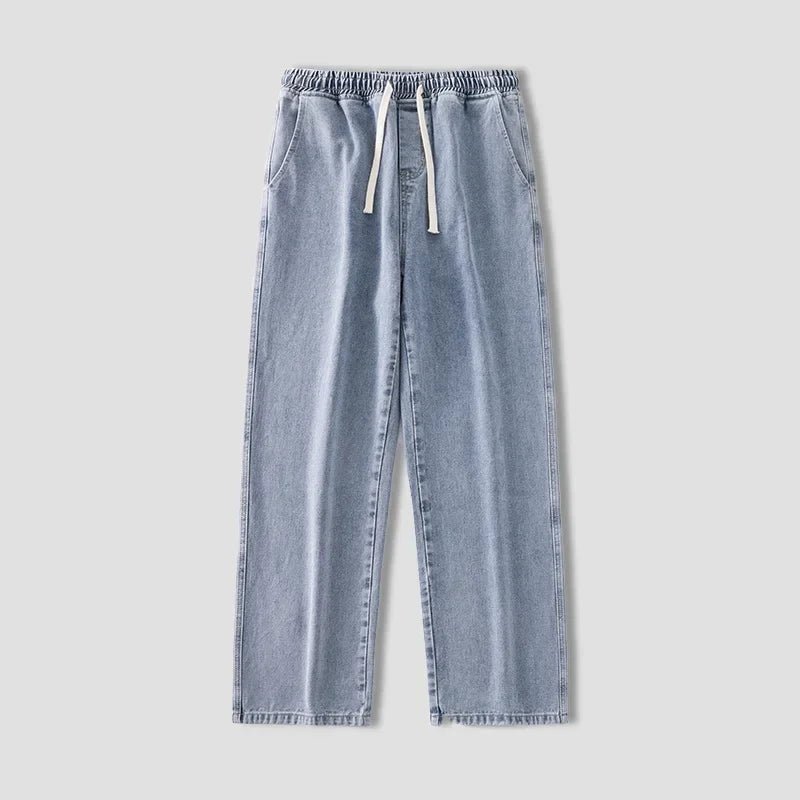 Autumn Korean Fashion Drawstring Y2K Jeans Homme Classic Baggy Straight Wide Leg Pants 2026 New Hip Hop Streetwear Casual Jean - Fix & GoAutumn Korean Fashion Drawstring Y2K Jeans Homme Classic Baggy Straight Wide Leg Pants 2026 New Hip Hop Streetwear Casual JeanFix & Go