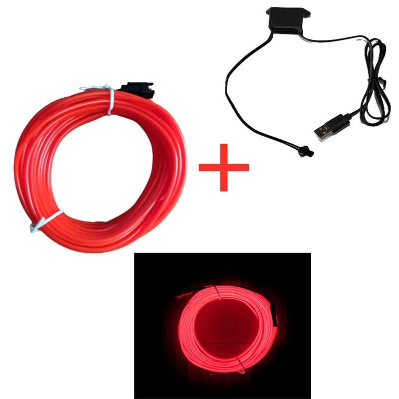 Bandes de lampes décoratives pour intérieur de voiture, lampe d'ambiance, lumière froide, Console de tableau de bord, lumières d'ambiance LED automatiques 1/2/3/4/5M - FATAONBandes de lampes décoratives pour intérieur de voiture, lampe d'ambiance, lumière froide, Console de tableau de bord, lumières d'ambiance LED automatiques 1/2/3/4/5MAccessoire AutoFATAON
