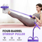 Bandes de résistance de Fitness, extracteur de pédale à 4 tubes, poignées de bande de résistance, corde attachée, équipement d'entraînement assis domestique - FATAONBandes de résistance de Fitness, extracteur de pédale à 4 tubes, poignées de bande de résistance, corde attachée, équipement d'entraînement assis domestiqueFitness & SportFATAON