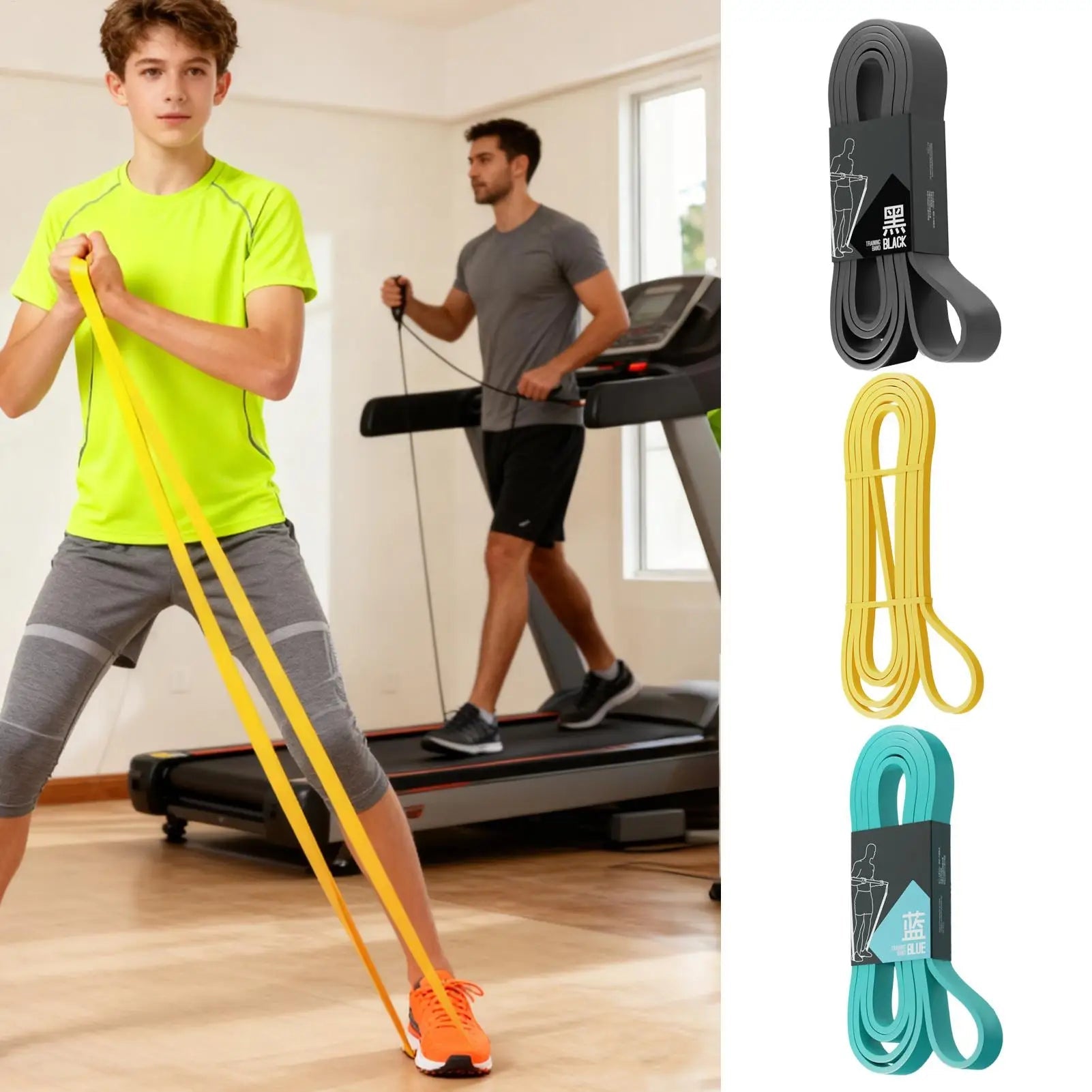 Bandes de résistance élastiques pour fitness, entraînement de force, exercices de traction, pour femmes et hommes, salle de sport à domicile, Pilates - FATAONBandes de résistance élastiques pour fitness, entraînement de force, exercices de traction, pour femmes et hommes, salle de sport à domicile, PilatesFitness & SportFATAON