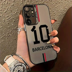 Barcelone numéro 10 motif coque de téléphone élégante pour Galaxy S21/22/S23/S24 Plus/S24 Ultra/S25/A03s/A14/A15 couverture arrière - FATAONBarcelone numéro 10 motif coque de téléphone élégante pour Galaxy S21/22/S23/S24 Plus/S24 Ultra/S25/A03s/A14/A15 couverture arrièreTechnologie IntelligenteFATAON