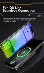 Batterie externe portable magnétique QI 2.1 à charge rapide sans fil pour iPhone 12-17 Pro, Watch, Airpods 5000/10000mAh - FATAONBatterie externe portable magnétique QI 2.1 à charge rapide sans fil pour iPhone 12-17 Pro, Watch, Airpods 5000/10000mAhFATAON