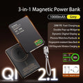 Batterie externe portable magnétique QI 2.1 à charge rapide sans fil pour iPhone 12-17 Pro, Watch, Airpods 5000/10000mAh - FATAONBatterie externe portable magnétique QI 2.1 à charge rapide sans fil pour iPhone 12-17 Pro, Watch, Airpods 5000/10000mAhFATAON