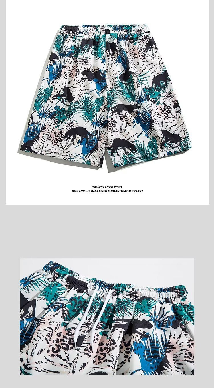 Beach Pants All-match Swimming Trunks Men's Five-point Anti-embarrassment Quick-drying Shorts Water-free Spa Seaside - FATAONBeach Pants All-match Swimming Trunks Men's Five-point Anti-embarrassment Quick-drying Shorts Water-free Spa SeasideMode HommeFATAON
