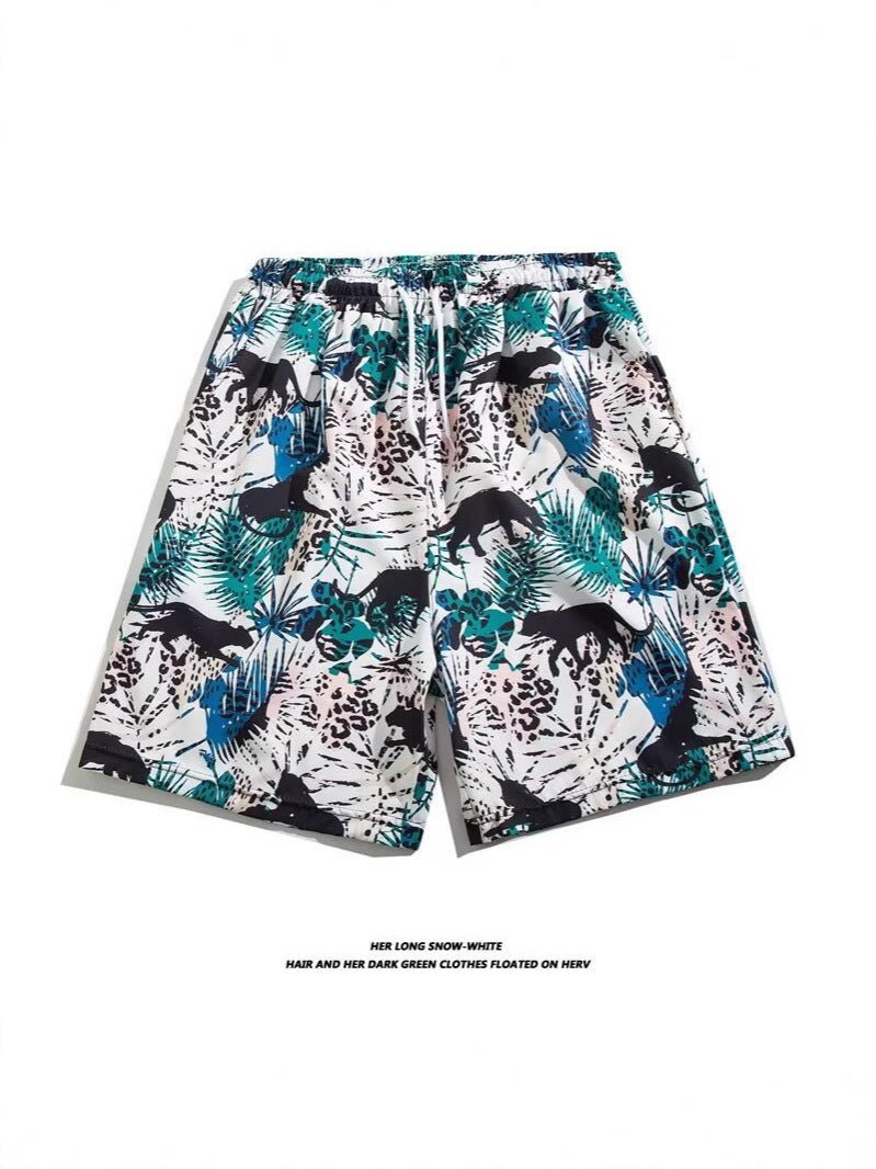 Beach Pants All-match Swimming Trunks Men's Five-point Anti-embarrassment Quick-drying Shorts Water-free Spa Seaside - FATAONBeach Pants All-match Swimming Trunks Men's Five-point Anti-embarrassment Quick-drying Shorts Water-free Spa SeasideMode HommeFATAON