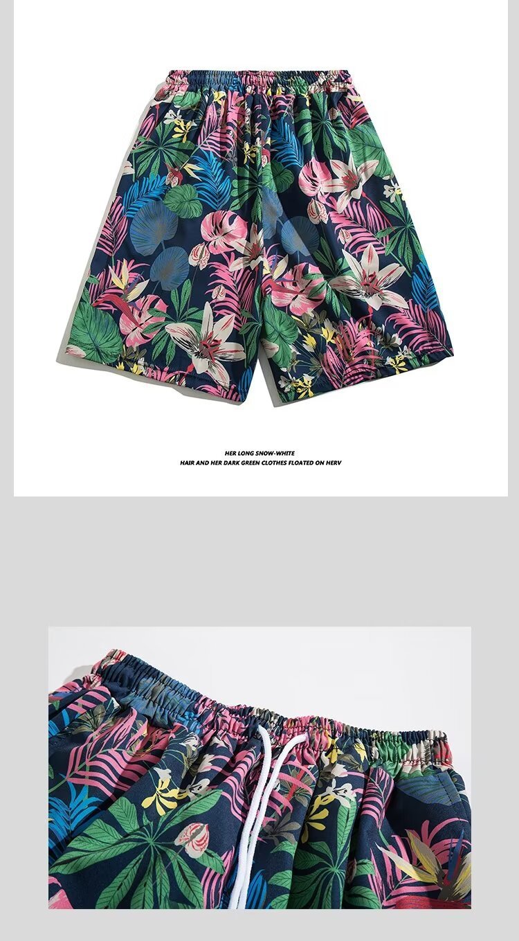 Beach Pants All-match Swimming Trunks Men's Five-point Anti-embarrassment Quick-drying Shorts Water-free Spa Seaside - FATAONBeach Pants All-match Swimming Trunks Men's Five-point Anti-embarrassment Quick-drying Shorts Water-free Spa SeasideMode HommeFATAON