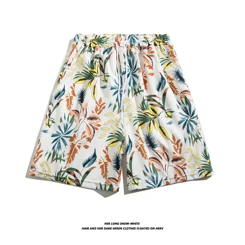 Beach Shorts Summer Casual Men's Trendy Brand Loose Casual Trendy Outer Wear Beach Mid-length Pants All-match Korean Style Five-length Pants - FATAONBeach Shorts Summer Casual Men's Trendy Brand Loose Casual Trendy Outer Wear Beach Mid-length Pants All-match Korean Style Five-length PantsMode HommeFATAON