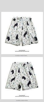 Beach Shorts Summer Casual Men's Trendy Brand Loose Casual Trendy Outer Wear Beach Mid-length Pants All-match Korean Style Five-length Pants - FATAONBeach Shorts Summer Casual Men's Trendy Brand Loose Casual Trendy Outer Wear Beach Mid-length Pants All-match Korean Style Five-length PantsMode HommeFATAON