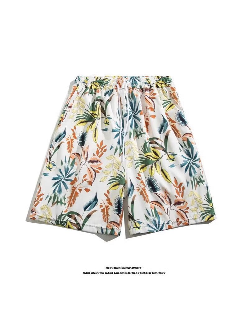 Beach Shorts Summer Casual Men's Trendy Brand Loose Casual Trendy Outer Wear Beach Mid-length Pants All-match Korean Style Five-length Pants - FATAONBeach Shorts Summer Casual Men's Trendy Brand Loose Casual Trendy Outer Wear Beach Mid-length Pants All-match Korean Style Five-length PantsMode HommeFATAON