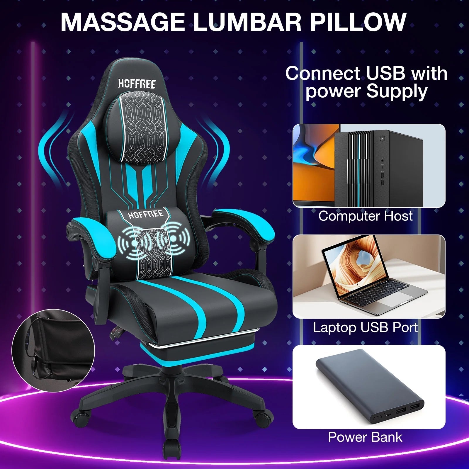 Big and Tall Gaming Chair with Speakers and RGB Lights, Gamer Chair with Footrest, Lumbar Support Height Adjustable 360 - Swivel Seat and Headrest for Adults, 400Lbs - Fix & GoBig and Tall Gaming Chair with Speakers and RGB Lights, Gamer Chair with Footrest, Lumbar Support Height Adjustable 360 - Swivel Seat and Headrest for Adults, 400LbsFix & Go