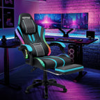 Big and Tall Gaming Chair with Speakers and RGB Lights, Gamer Chair with Footrest, Lumbar Support Height Adjustable 360 - Swivel Seat and Headrest for Adults, 400Lbs - Fix & GoBig and Tall Gaming Chair with Speakers and RGB Lights, Gamer Chair with Footrest, Lumbar Support Height Adjustable 360 - Swivel Seat and Headrest for Adults, 400LbsFix & Go