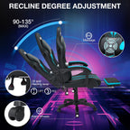 Big and Tall Gaming Chair with Speakers and RGB Lights, Gamer Chair with Footrest, Lumbar Support Height Adjustable 360 - Swivel Seat and Headrest for Adults, 400Lbs - Fix & GoBig and Tall Gaming Chair with Speakers and RGB Lights, Gamer Chair with Footrest, Lumbar Support Height Adjustable 360 - Swivel Seat and Headrest for Adults, 400LbsFix & Go