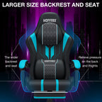 Big and Tall Gaming Chair with Speakers and RGB Lights, Gamer Chair with Footrest, Lumbar Support Height Adjustable 360 - Swivel Seat and Headrest for Adults, 400Lbs - Fix & GoBig and Tall Gaming Chair with Speakers and RGB Lights, Gamer Chair with Footrest, Lumbar Support Height Adjustable 360 - Swivel Seat and Headrest for Adults, 400LbsFix & Go