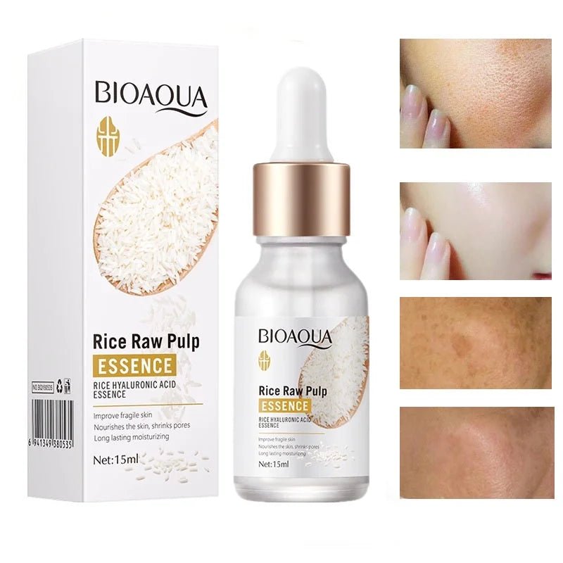 BIOAQUA Essence de riz acide hyaluronique Essence pour le visage nourrissant hydratant blanchissant Anti-rides sérum soins de la peau du visage - FATAONBIOAQUA Essence de riz acide hyaluronique Essence pour le visage nourrissant hydratant blanchissant Anti-rides sérum soins de la peau du visageBeauté & CosmétiquesFATAON