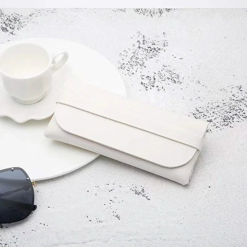 Black and White Soft and Stylish Leather Glasses Cases - Glasses Protection Bags, Travel Accessories for Men and Women - FATAONBlack and White Soft and Stylish Leather Glasses Cases - Glasses Protection Bags, Travel Accessories for Men and WomenMode FemmeFATAON