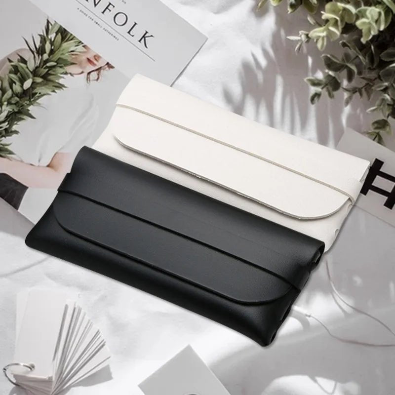 Black and White Soft and Stylish Leather Glasses Cases - Glasses Protection Bags, Travel Accessories for Men and Women - FATAONBlack and White Soft and Stylish Leather Glasses Cases - Glasses Protection Bags, Travel Accessories for Men and WomenMode FemmeFATAON