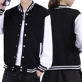 Black White Jacket Coats 5XL Loose Oversized Clothes Casual Men Women Baseball Clothes Couple Street Coat Warm Fleece Jackets - Fix & GoBlack White Jacket Coats 5XL Loose Oversized Clothes Casual Men Women Baseball Clothes Couple Street Coat Warm Fleece JacketsFix & Go