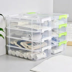 Boîte de rangement en plastique Transparent à 4 couches, couvercle de tiroir cloisonné, boîte de rangement de blocs de construction, boîte de rangement Portable - FATAONBoîte de rangement en plastique Transparent à 4 couches, couvercle de tiroir cloisonné, boîte de rangement de blocs de construction, boîte de rangement PortableSolutions MaisonFATAON