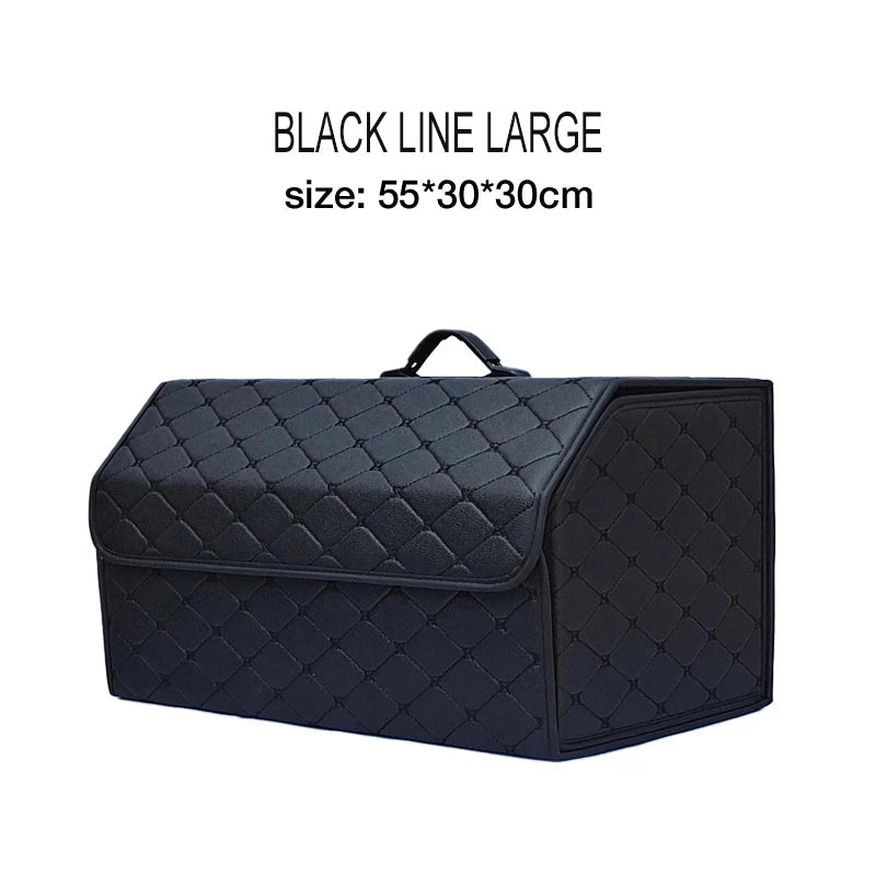 Boîte de rangement pour coffre de voiture, grande capacité, outils multi-usages automobiles, sac de rangement, rangement, rangement, cuir, pliable pour l'urgence - FATAONBoîte de rangement pour coffre de voiture, grande capacité, outils multi-usages automobiles, sac de rangement, rangement, rangement, cuir, pliable pour l'urgenceAccessoire AutoFATAON