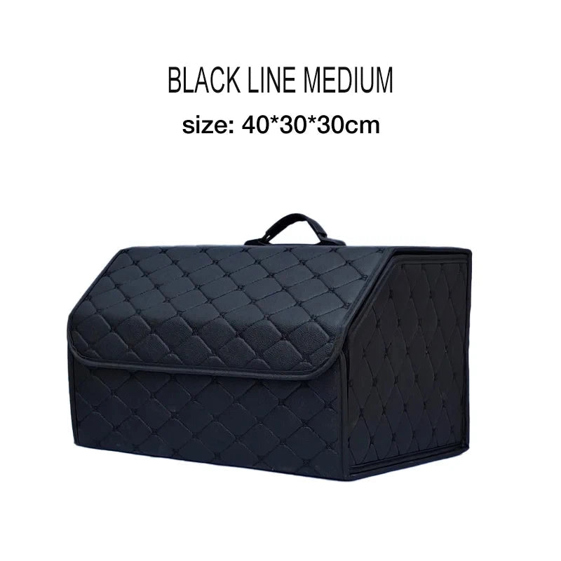 Boîte de rangement pour coffre de voiture, grande capacité, outils multi-usages automobiles, sac de rangement, rangement, rangement, cuir, pliable pour l'urgence - FATAONBoîte de rangement pour coffre de voiture, grande capacité, outils multi-usages automobiles, sac de rangement, rangement, rangement, cuir, pliable pour l'urgenceAccessoire AutoFATAON