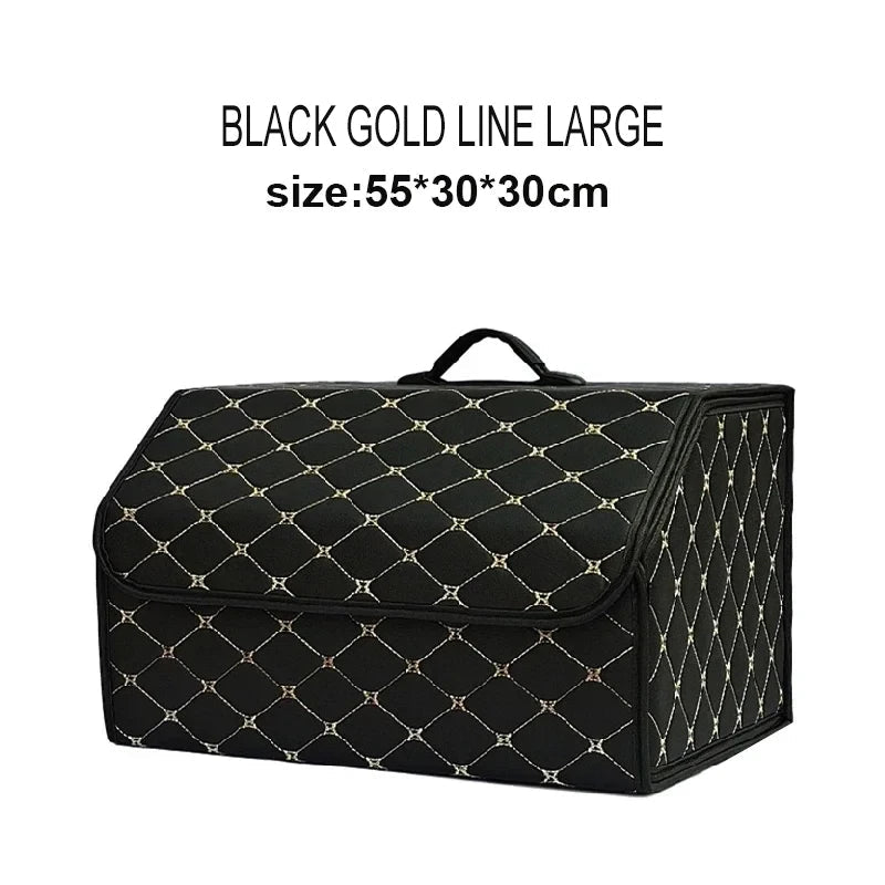 Boîte de rangement pour coffre de voiture, grande capacité, outils multi-usages automobiles, sac de rangement, rangement, rangement, cuir, pliable pour l'urgence - FATAONBoîte de rangement pour coffre de voiture, grande capacité, outils multi-usages automobiles, sac de rangement, rangement, rangement, cuir, pliable pour l'urgenceAccessoire AutoFATAON
