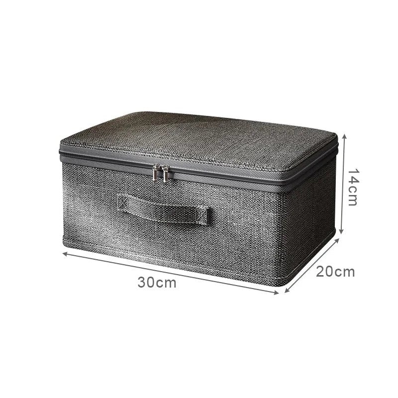 Boîte de rangement pour vêtements avec fermeture éclair, sac de rangement pliable de grande capacité pour vêtements et couettes, organisateur de garde-robe, boîte de rangement pour sous-vêtements - FATAONBoîte de rangement pour vêtements avec fermeture éclair, sac de rangement pliable de grande capacité pour vêtements et couettes, organisateur de garde-robe, boîte de rangement pour sous-vêtementsSolutions MaisonFATAON