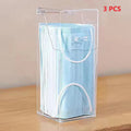 Boîte de rangement transparente pour masques, avec couvercle anti-poussière, bouche et nez, porte, bureau, boîte pour masques d'entrée, 1/3 pièces - FATAONBoîte de rangement transparente pour masques, avec couvercle anti-poussière, bouche et nez, porte, bureau, boîte pour masques d'entrée, 1/3 piècesSolutions MaisonFATAON