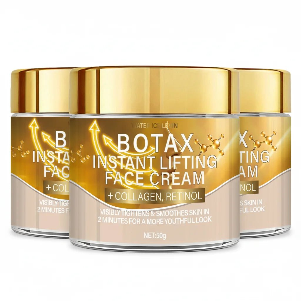 Botax – crème liftante instantanée pour le visage, formule au collagène et au rétinol, raffermissant, lisse, hydrate, éclaircit, résultats jeunes en 2 minutes, 50g - FATAONBotax – crème liftante instantanée pour le visage, formule au collagène et au rétinol, raffermissant, lisse, hydrate, éclaircit, résultats jeunes en 2 minutes, 50gBeauty & CosmétiquesFATAON