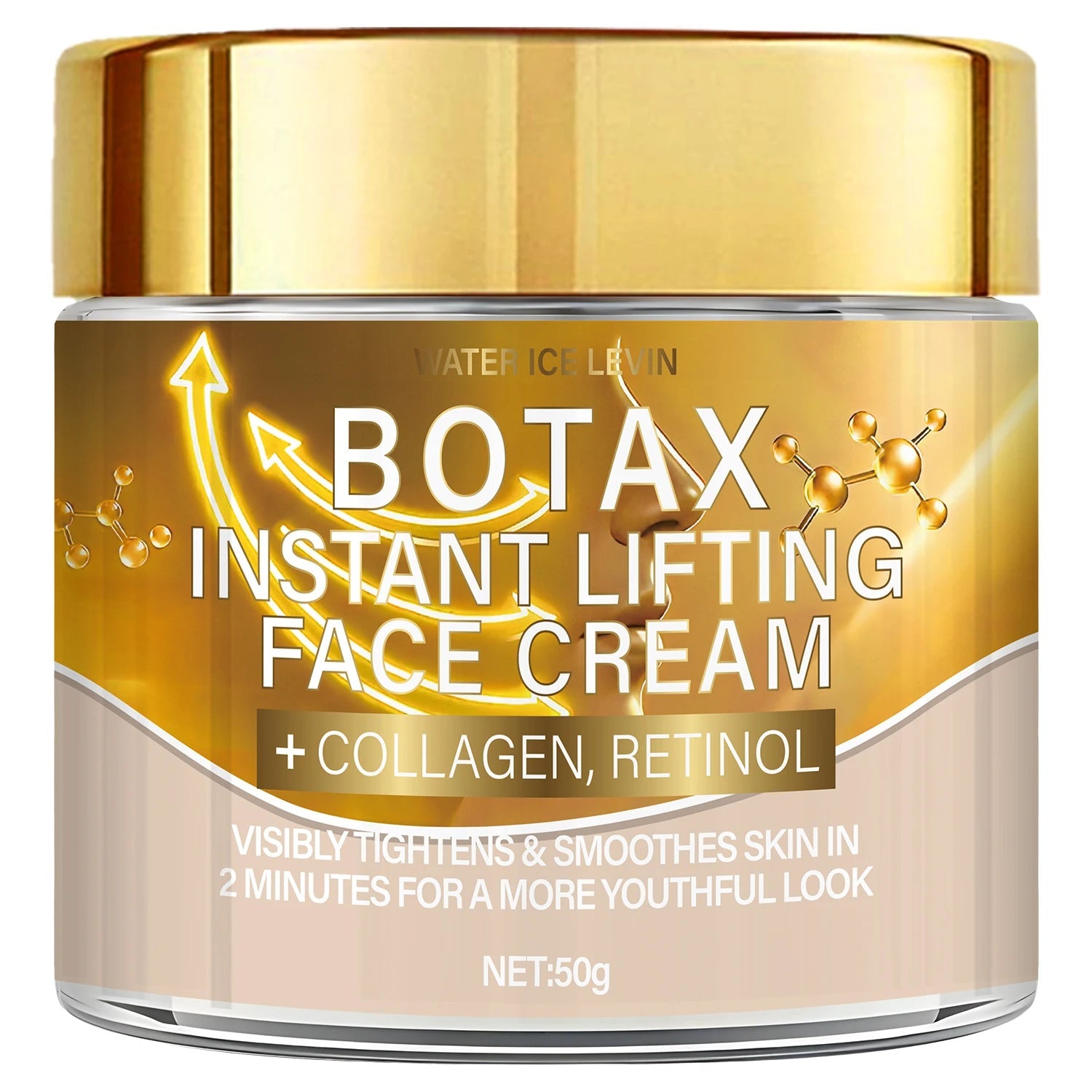 Botax – crème liftante instantanée pour le visage, formule au collagène et au rétinol, raffermissant, lisse, hydrate, éclaircit, résultats jeunes en 2 minutes, 50g - FATAONBotax – crème liftante instantanée pour le visage, formule au collagène et au rétinol, raffermissant, lisse, hydrate, éclaircit, résultats jeunes en 2 minutes, 50gBeauty & CosmétiquesFATAON