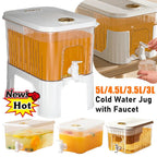 Bouilloire à eau avec robinet, distributeur de boissons, jus froid, limonade, seau de boissons, réservoir de stockage de liquide, organisateurs de réfrigérateur d'extérieur - FATAONBouilloire à eau avec robinet, distributeur de boissons, jus froid, limonade, seau de boissons, réservoir de stockage de liquide, organisateurs de réfrigérateur d'extérieurSolutions MaisonFATAON