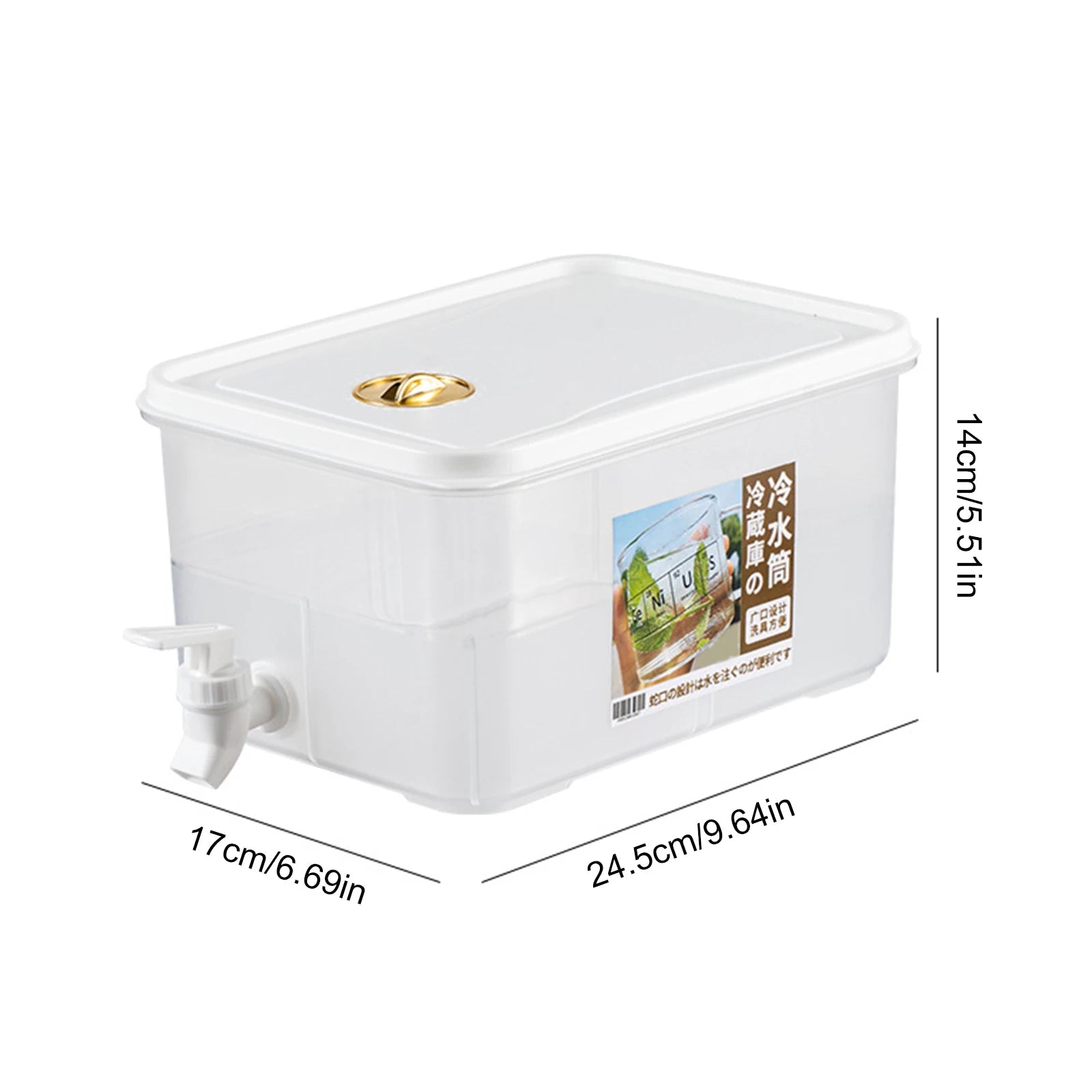 Bouilloire à eau avec robinet, distributeur de boissons, jus froid, limonade, seau de boissons, réservoir de stockage de liquide, organisateurs de réfrigérateur d'extérieur - FATAONBouilloire à eau avec robinet, distributeur de boissons, jus froid, limonade, seau de boissons, réservoir de stockage de liquide, organisateurs de réfrigérateur d'extérieurSolutions MaisonFATAON