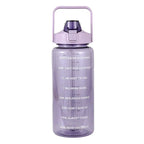 Bouteille d'eau en plastique avec paille de 2 litres, grande bouteille de voyage Portable pour filles, tasse de sport, Fitness, vélo, grande tasse de graisse - FATAONBouteille d'eau en plastique avec paille de 2 litres, grande bouteille de voyage Portable pour filles, tasse de sport, Fitness, vélo, grande tasse de graisseFitness & SportFATAON